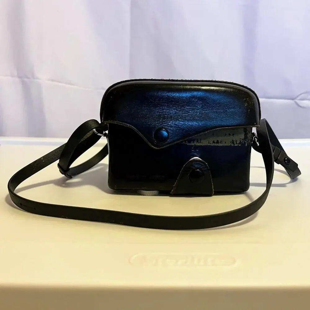 Retro Wards XP500 Camera Steampunk Cosplay Prop‎ Original Leather Case Untested